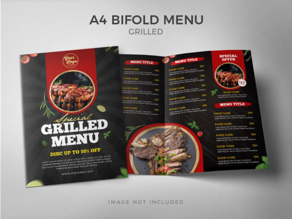 Download A4 Bifold Special Grilled Food Menu - Old Collection