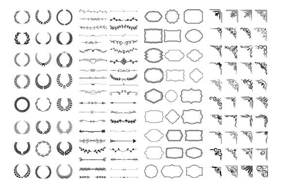 Download Vintage Calligraphic Elements. - Calligraphic Collection
