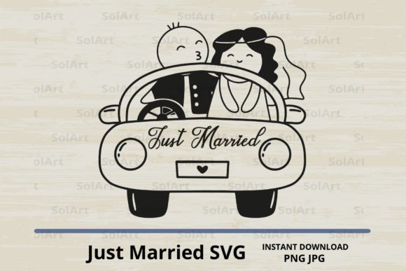 Download Just Married SVG - Premium Bundle