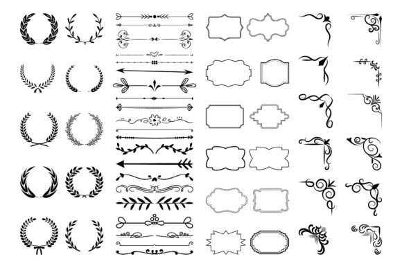 Download Vintage Calligraphic Elements. - Calligraphic Collection